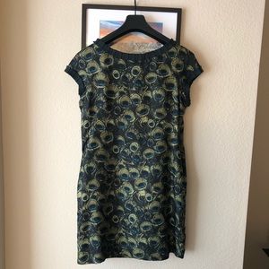Milly peacock print dress